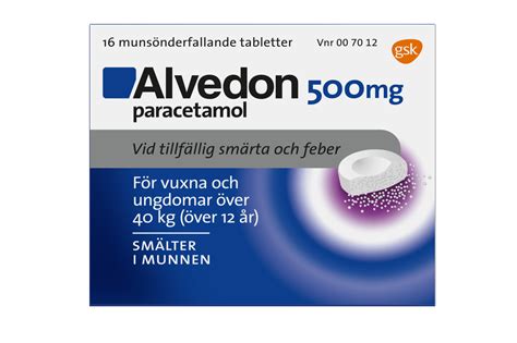 Alvedon 500 mg